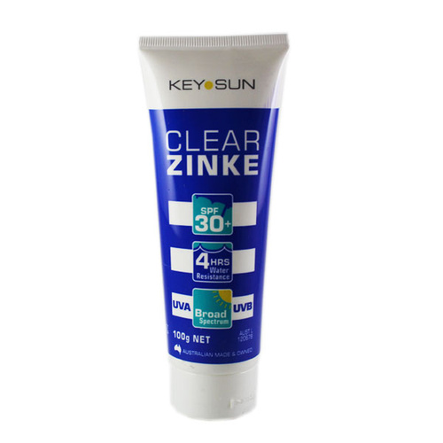 Key Sun Clear Zinke SPF30+ Sunscreen 100g