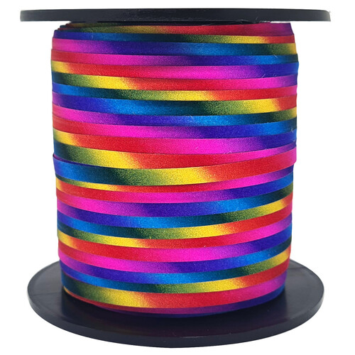 Curling Ribbon 228m (250yds) Glitter Rainbow