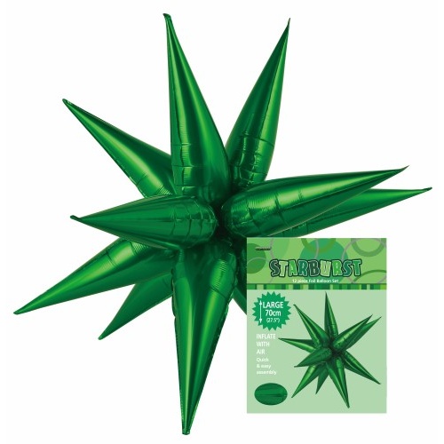 Glitz Starburst Green 70cm 27.5"