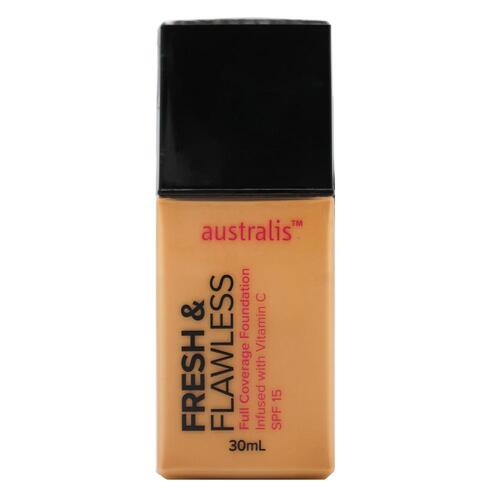 AUSTRALIS 30mL Fresh & Flawless Full Coverage Foundation - Golden Beige