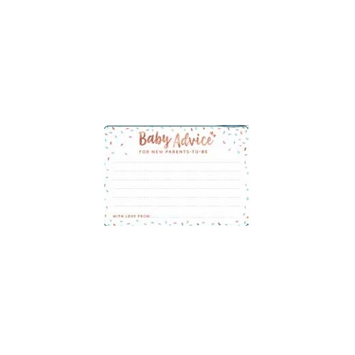 Baby Shower Advice Cards 20 Pack