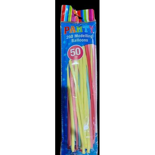 Balloons Modelling Pastel 50pk