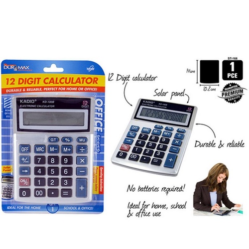 Duramax 12 Digit Calculator