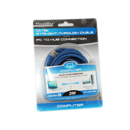 Maxem Power CAT5E Straight-Through Cable 3m