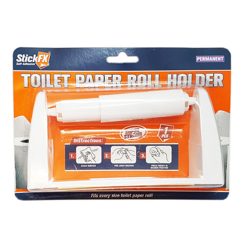Stick FX Self-Adhesive Toilet Paper Roll Holder