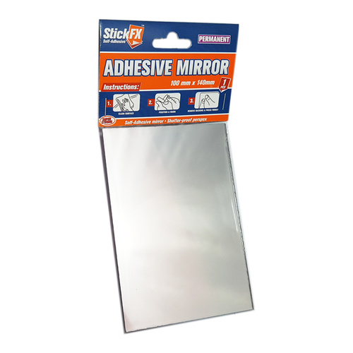 Stick FX Adhesive Mirror 100mm x 140mm
