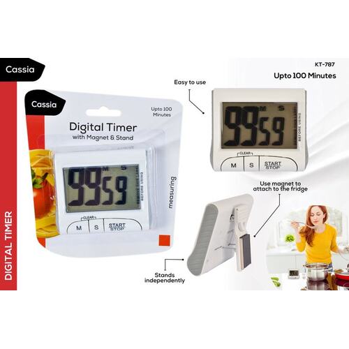 Digital Timer with Magnet 1pc