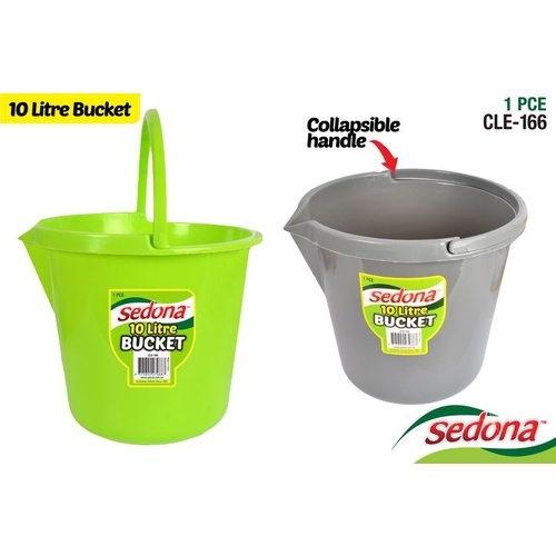 Sedona Plastic Bucket With Handle 10Lt