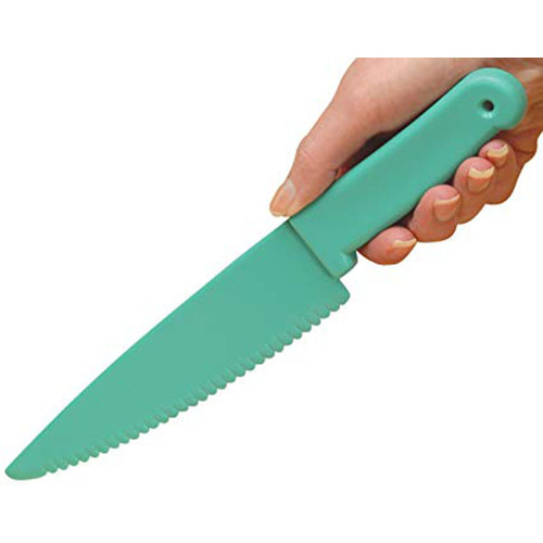The Green's Choppers Knife Cuts Without Browning - Aqua