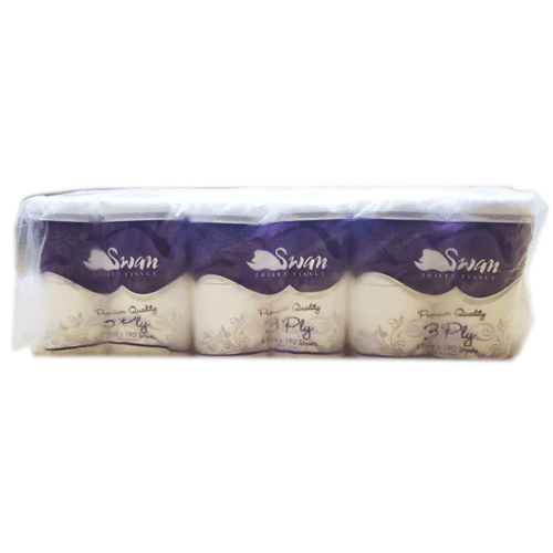 Swan 3ply Premium Soft Toilet Tissues 48 Rolls 