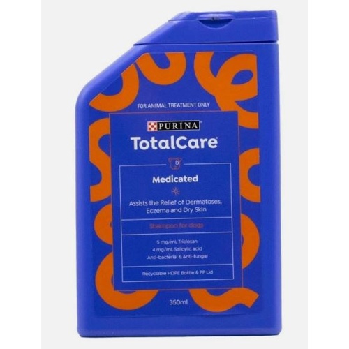 Purina Total Care Medicated Shampoo for Dogs 350mL