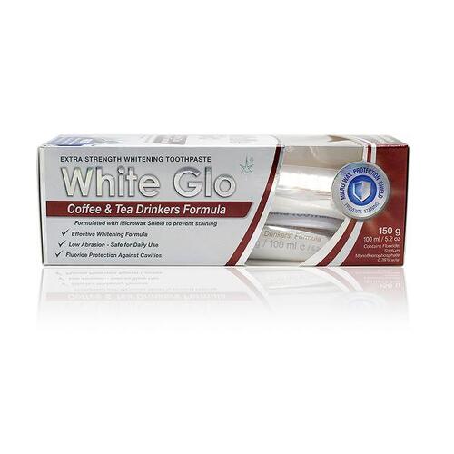 White Glo Coffee Tea Toothpaste 150g Free Toothbrush