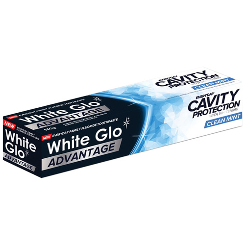 White Glo Advantage Whitening Toothpaste Cavity Protection 140g