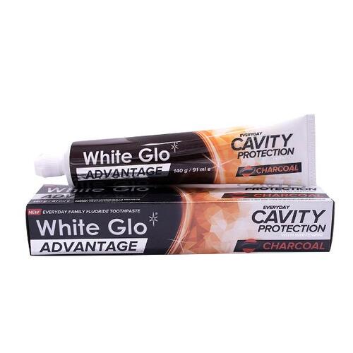 White Glo Toothpaste Advantage Charcoal 140g
