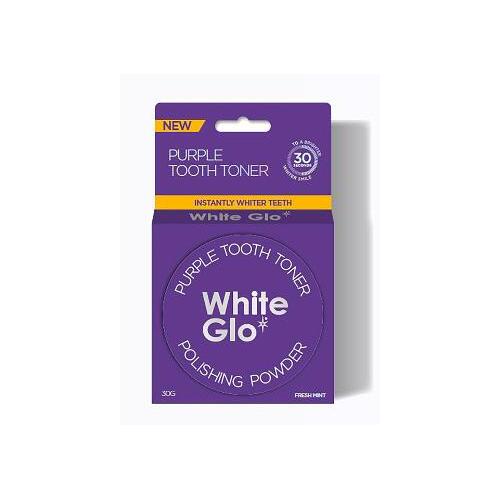 White Glo Purple Tooth Toner Polishing Powder 30g