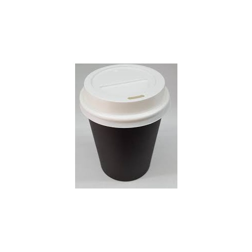 12oz Single Wall Coffee Cups With Lids 50pk