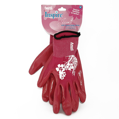 Ansell Inspire Touch Multi Purpose Garden Gloves Size M