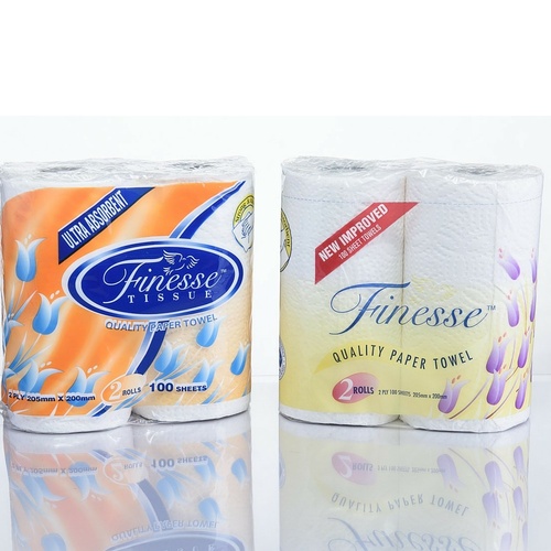 Finesse Ultra Absorbent Strong Kitchen Paper Towels 2PLY PK2