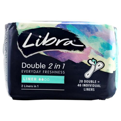 Libra Double 2 In 1 Everday Liner