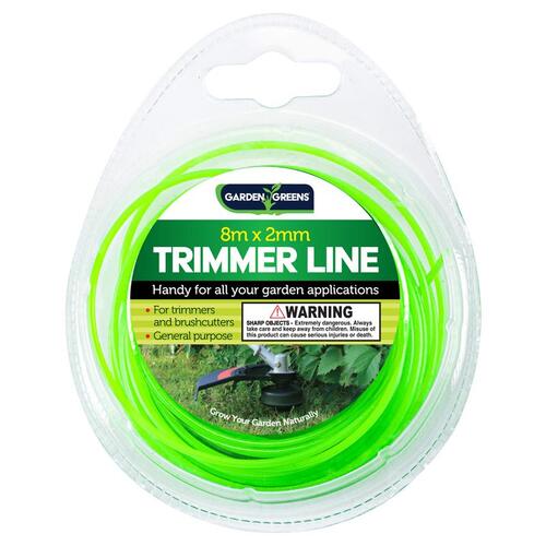 Trimmer Line 8m x 2mm Green 