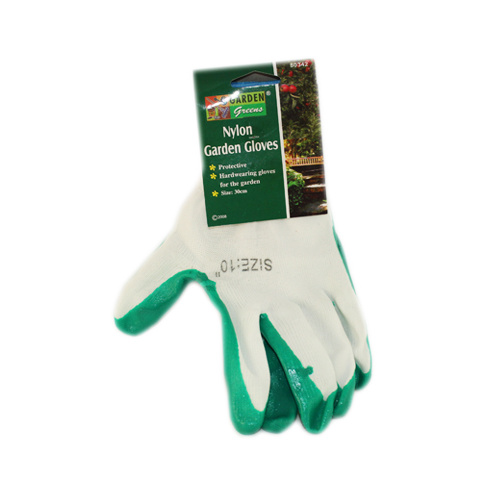 Garden Greens Nylon Garden Gloves Size 10