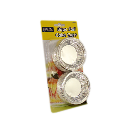 York St Kitchen Foil Cake Cups 36pcs