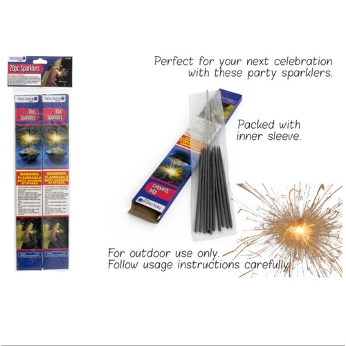 Party Central Sparklers 2 x 10pcs
