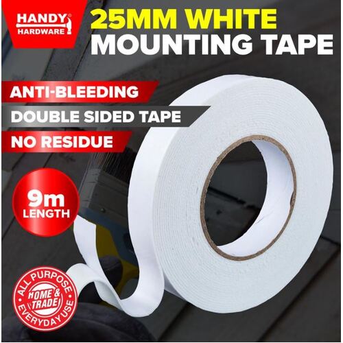 Tape Mounting 25mm x 9m