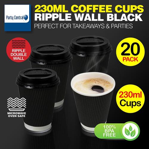 Double Wall Paper Coffee Cup 20pk 230ml