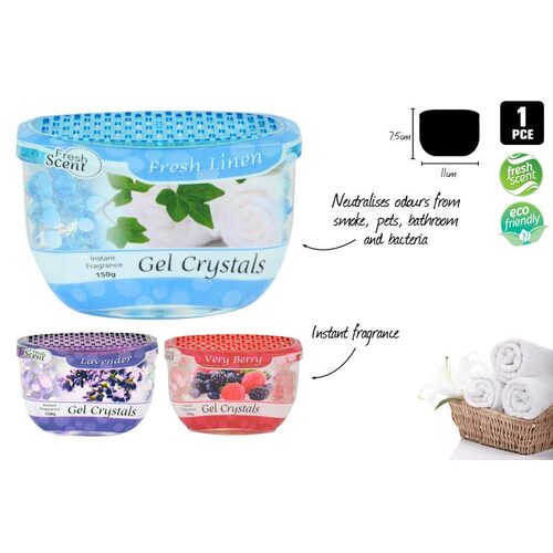 Perfect Scent Gel Crystals Air Freshener 150g (Scent May Vary Due To Availability)