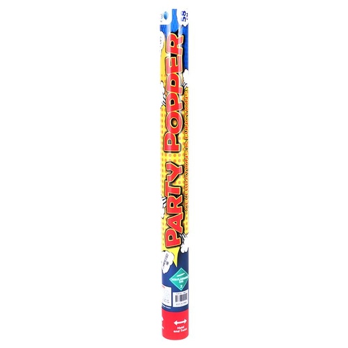 Giant Confetti Twist Popper 58cm 12pk