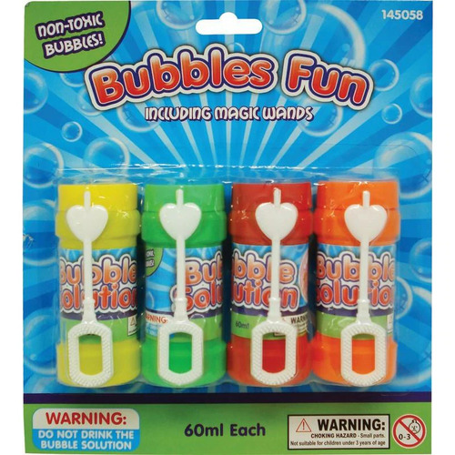 Bubbles Fun 60ml 4pk
