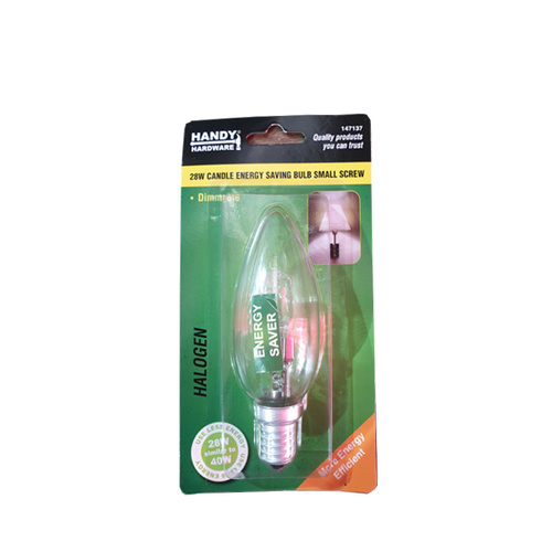 Handy Hardware Candle Energy Saving Bulb Small Screw 28w