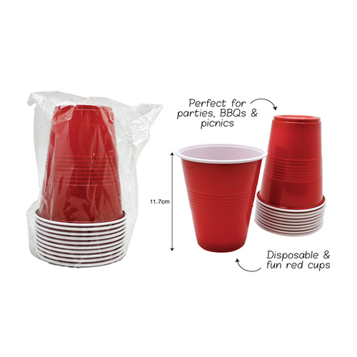 American Red Drinking Cup 450ml 10pk