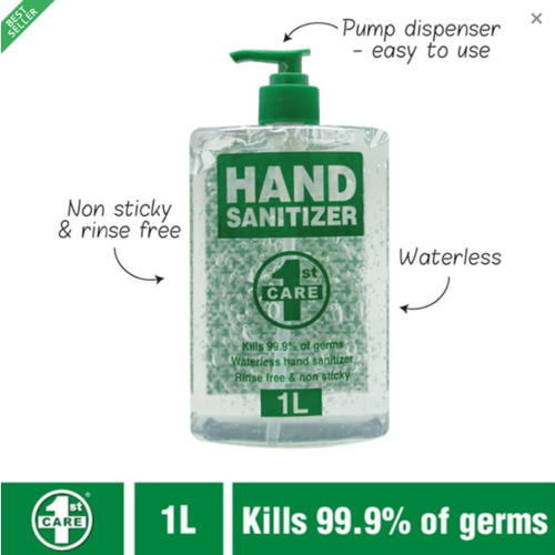 1st Care Hand Sanitizer 1Lt