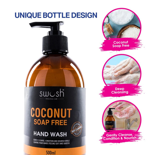 Swosh Coconut Soap Free Hand Wash 500ml