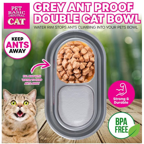 Pet Basic Original Double Anti-Ant Cat Bowl