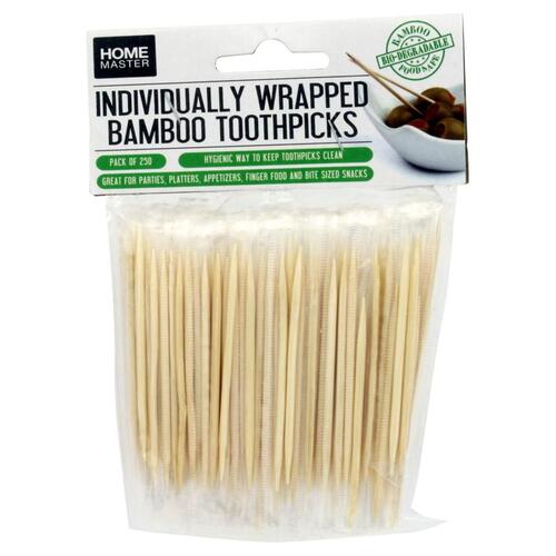 Toothpicks Individual Fresh Sealed 250pk