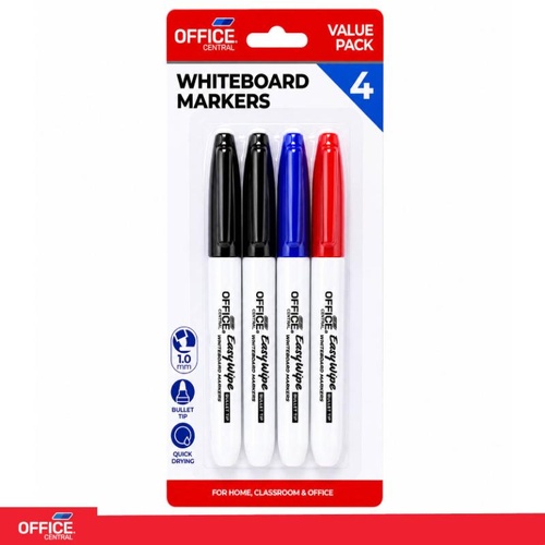 Whiteboard Markers 4PK
