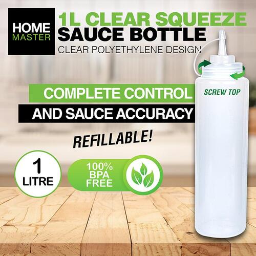 1L Squeeze Bottle Clear Sauce
