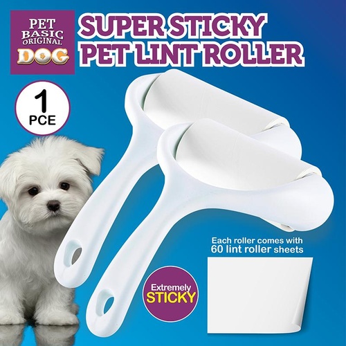 Dog Pet Lint Roller Super Sticky 60 Sheets