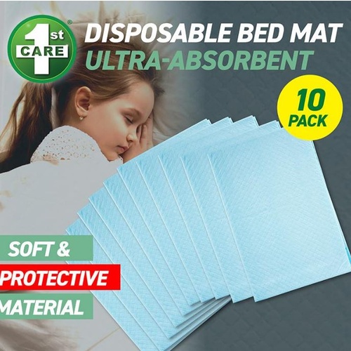 Disposable Bed Mats 60cm x 90cm 10pk