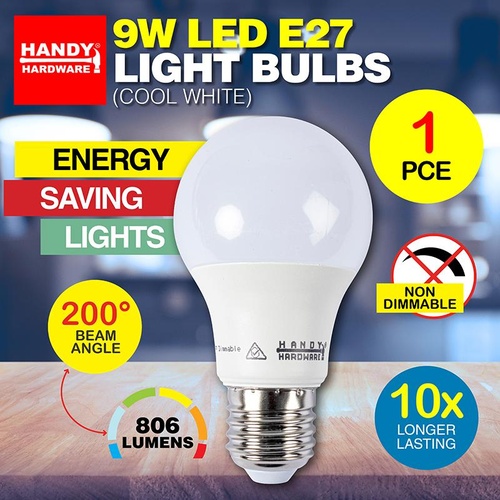 LED Light  Bulb 9W Warm White Screw Head