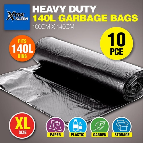 140L  Garbage Bag 100cm x 140cm 10pk