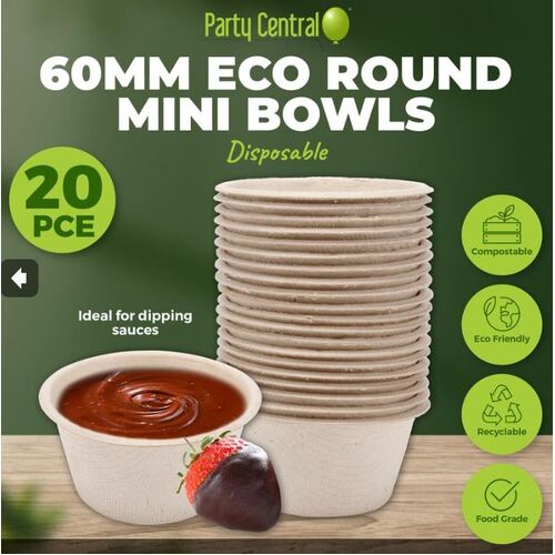 Eco Mini Bowls 60ml 20pc