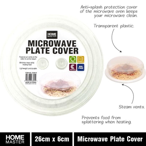 Microwave Plate Cover 26cm x 6cm
