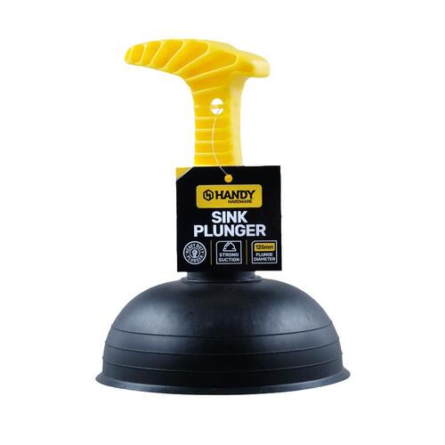  Plumbing & Bathroom Accessories Control Grip Sink Plunger Black & Yellow 170mm x 125mm x 75mm