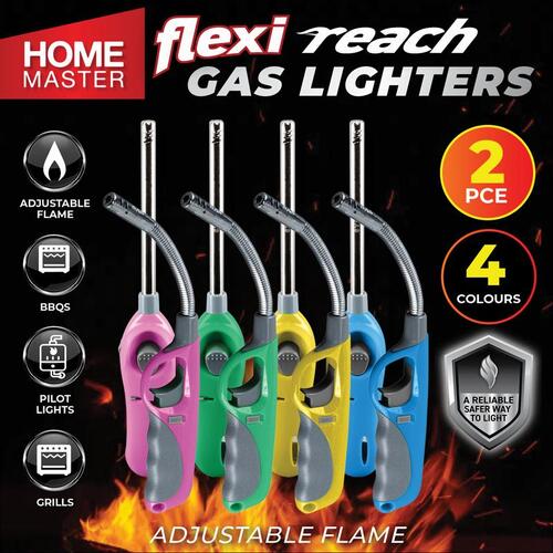 Home Master Flexi Gas Lighter Twin pack