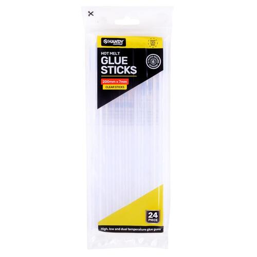Glue Gun Hot Melt Glue Sticks 200mm x 7mm 24pk