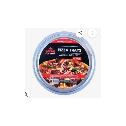 Home Master Pizza Foil Trays 10pk
